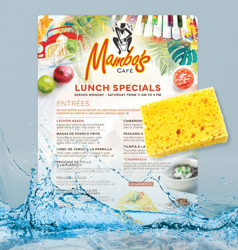 Laminated Menus: The Clear Winner for Restaurant Performance